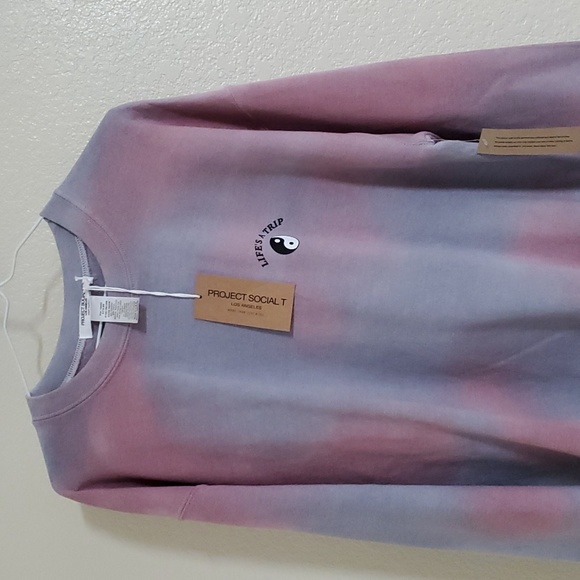 NWT Project Social T, Los Angeles Tie-dye Sweatshirt, sz. Small/medium - Picture 2 of 4